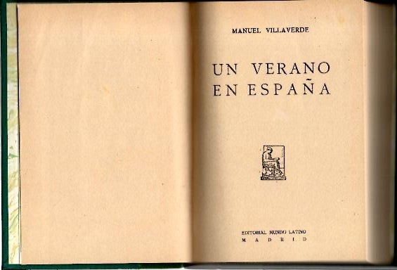 UN VERANO EN ESPAÑA.