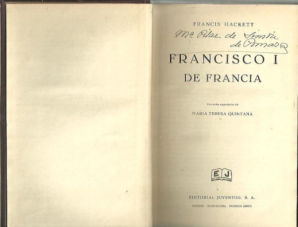FRANCISCO I DE FRANCIA.