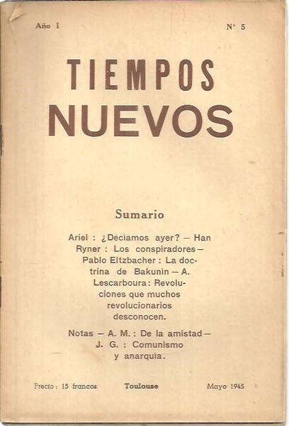 TIEMPOS NUEVOS. AÑO 1. NUM. 2.