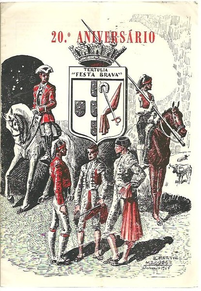 TERTULIA FESTA BRAVA. NUM. 24. AGOSTO 1966. 20 ANIVERSARIO.