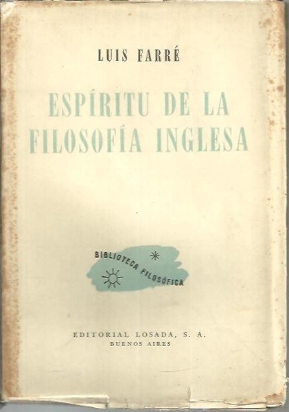 ESPIRITU DE LA FILOSOFIA INGLESA.