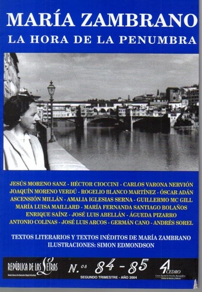 REPUBLICA DE LAS LETRAS. MARIA ZAMBRANO. LA HORA DE LA …