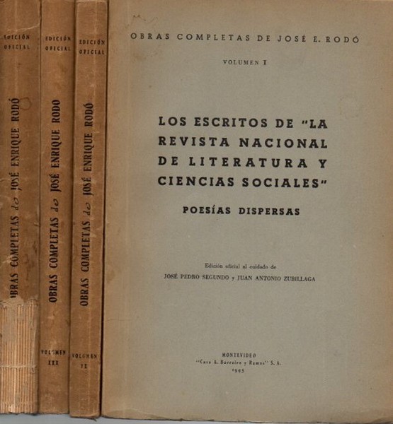 OBRAS COMPLETAS. I. LOS ESCRITOS DE LA REVISTA NACIONAL DE …