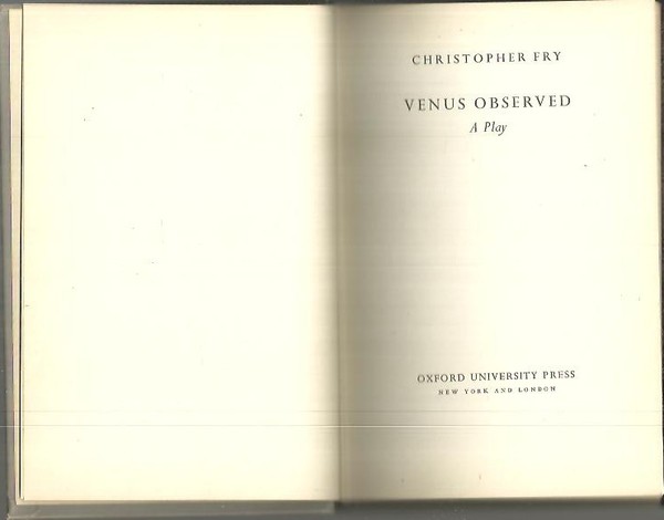 VENUS OBSERVED.