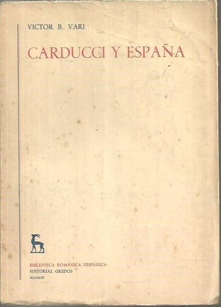 CARDUCCI Y ESPAÑA.