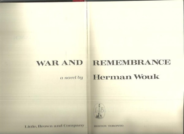 WAR AND REMEMBRANCE.