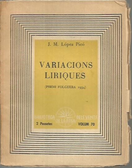VARIACIONS LIRIQUES.