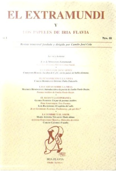 EL EXTRAMUNDI Y LOS PAPELES DE IRIA FLAVIA. AÑO I. …