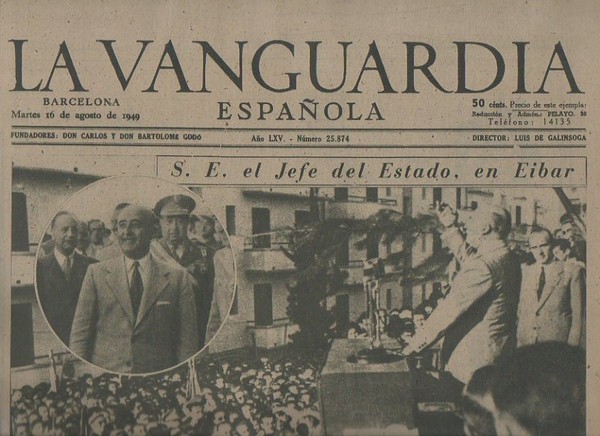 LA VANGUARDIA ESPAÑOLA. AÑO LXV. NUMERO 25.874. MARTES 16 DE …