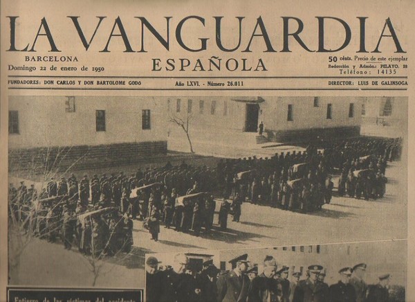 LA VANGUARDIA ESPAÑOLA. AÑO LXVI. NUMERO 26.011. DOMINGO 22 DE …