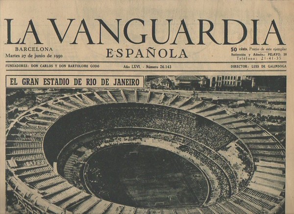 LA VANGUARDIA ESPAÑOLA. AÑO LXVI. NUMERO 26.131. MARTES 27 DE …