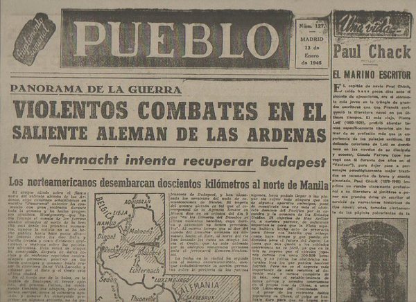 PUEBLO. SUPLEMENTO SEMANAL. NUM. 127. MADRID. 13 DE ENERO DE …