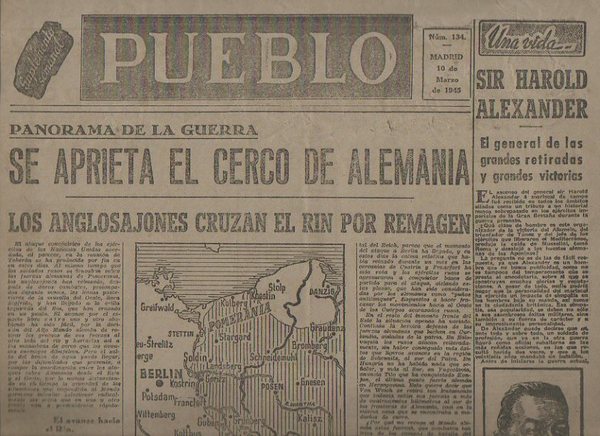 PUEBLO. SUPLEMENTO SEMANAL. NUM. 134. MADRID. 10 DE MARZO DE …