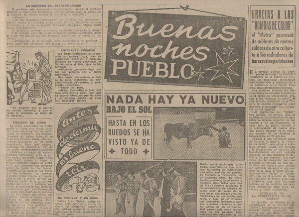 PUEBLO. SUPLEMENTO BUENAS NOCHES. MADRID, SABADO 14 DE ENERO DE …