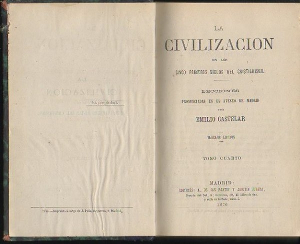 LA CIVILIZACION EN LOS PRIMEROS CINCO SIGLOS DEL CRISTIANISMO. LECCIONES …