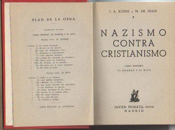 LIBRO PRIMERO. EL HOMBRE Y EL MITO. LIBRO SEGUNDO. EL …