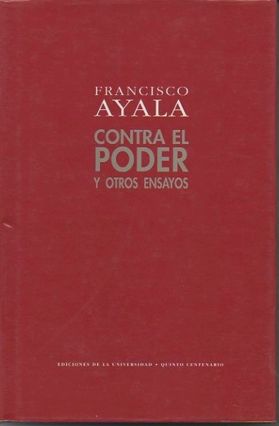 CONTRA EL PODER Y OTROS ENSAYOS.