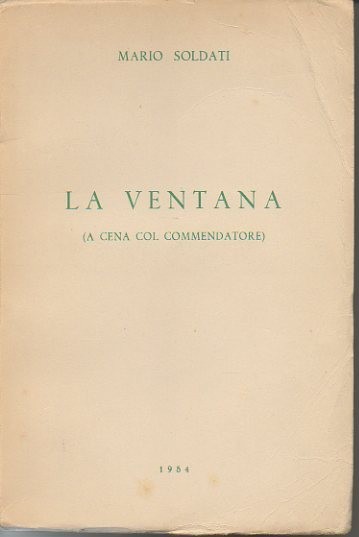 LA VENTANA. (A CENA COL COMMENDATORE).