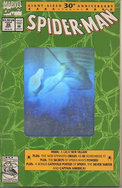 SPIDERMAN. GIANT. SIZED 30TH ANNIVERSARRY.