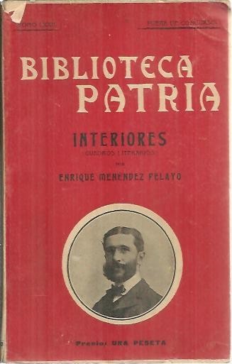 INTERIORES. (CUADROS LITERARIOS).