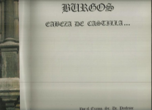 BURGOS. CRUCE DE CAMINOS. PULSO DE ESPAÑA.