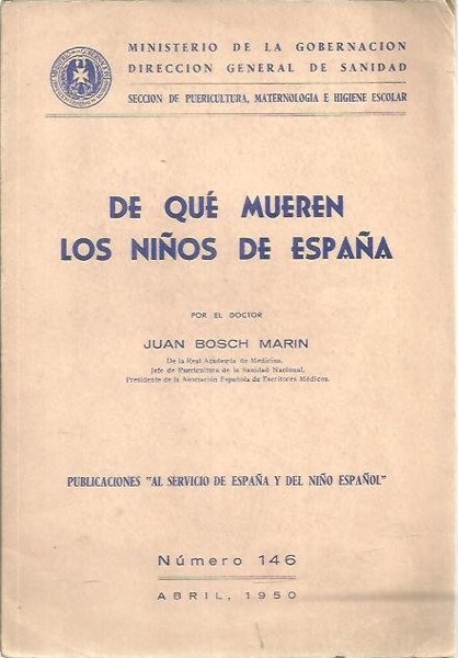 DE QUE MUEREN LOS NIÑOS EN ESPAÑA.