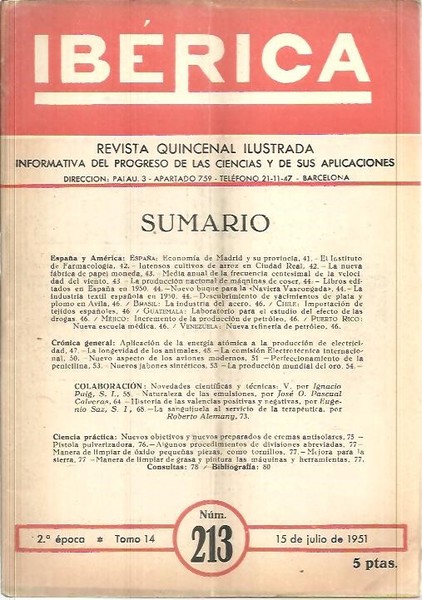 IBERICA. N. 213.