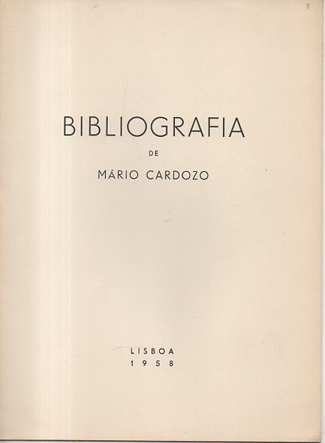BIBLIOGRAFIA DE MARIO CARDOZO.