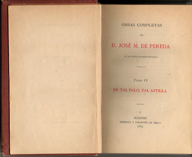 DE TAL PALO, TAL ASTILLA.