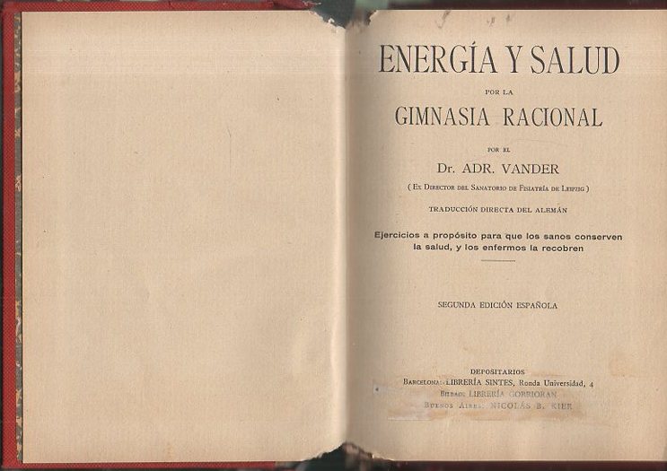 ENERGIA Y SALUD POR LA GIMNASIA RACIONAL. EJERCICIOS A PROPOSITO …