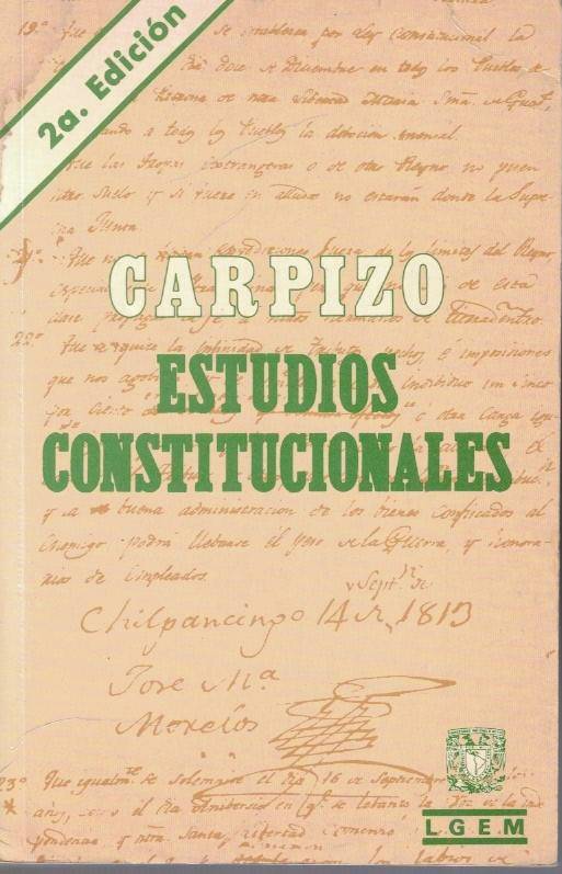 ESTUDIOS CONSTITUCIONALES.