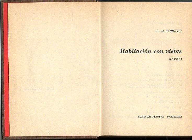 HABITACION CON VISTAS.