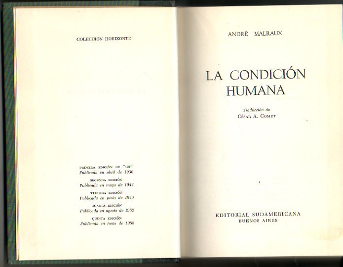 LA CONDICION HUMANA.