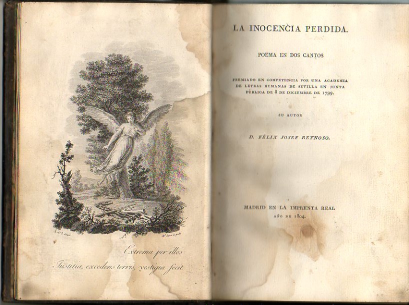 LA INOCENCIA PERDIDA. POEMA EN DOS CANTOS.