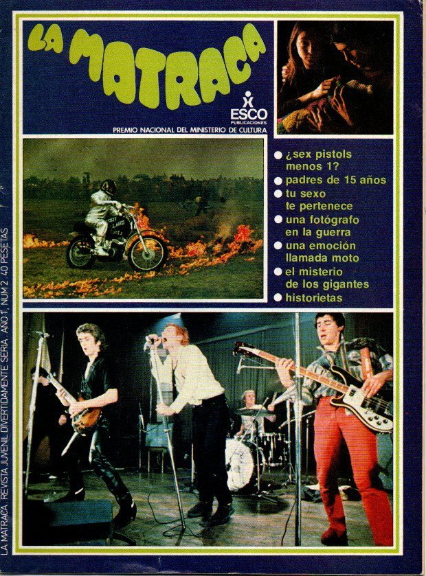 LA MATRACA. REVISTA JUVENIL DIVERTIDAMENTE SERIA. AÑO 1. NUM. 2.