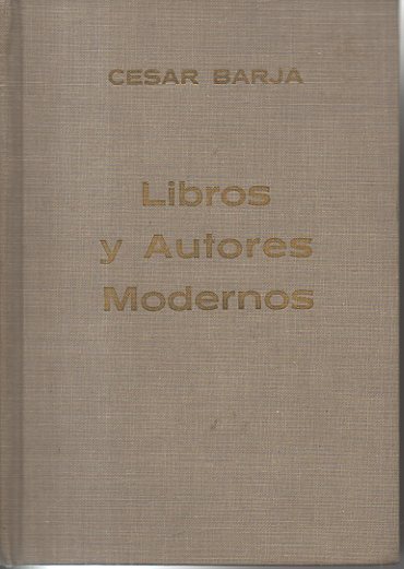 LIBROS Y AUTORES MODERNOS. SIGLOS XVIII Y XIX.