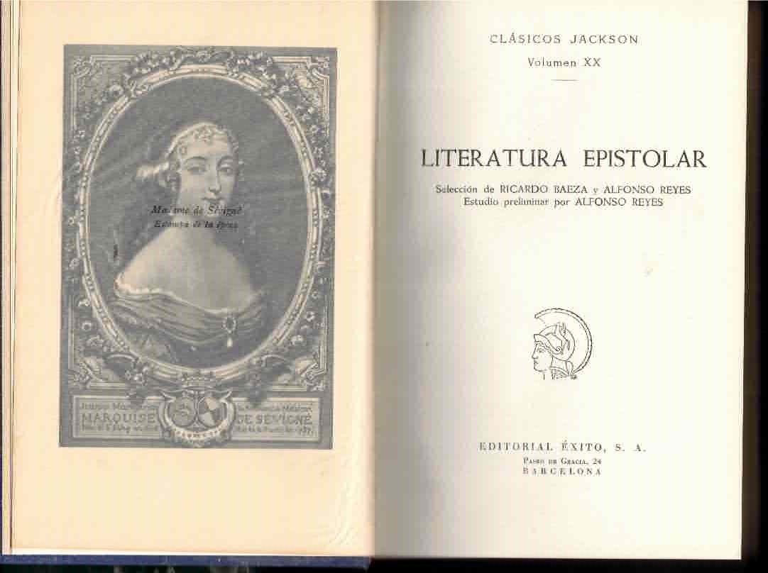 LITERATURA EPISTOLAR.