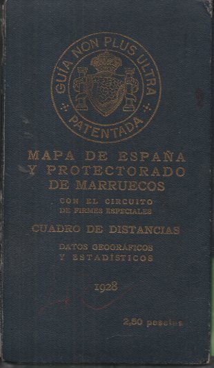 MAPA DE ESPAÑA Y PROTECTORADO DE MARRUECOS CON EL CIRCUITODE …