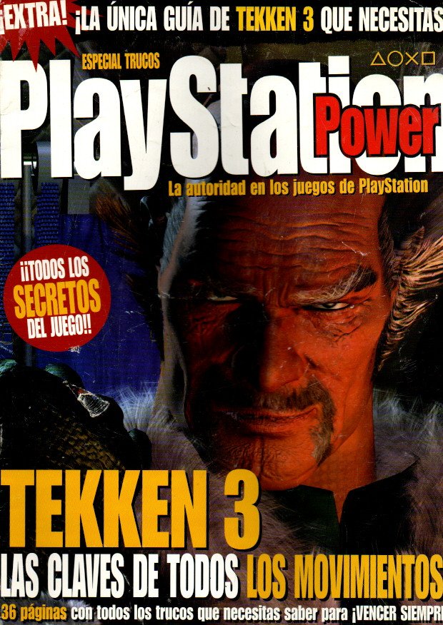 PLAY STATION POWER. EXRA. TEKKEN 3.º
