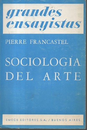 SOCIOLOGÍA DEL ARTE.