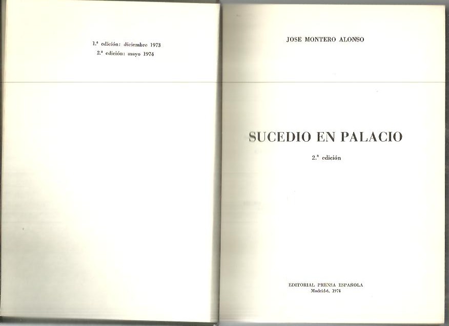 SUCEDIO EN PALACIO.