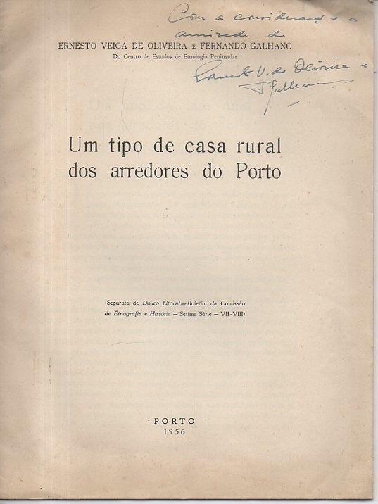 UM TIPO DE CASA RURAL DOS ARREDORES DO PORTO.