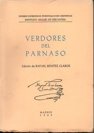 VERDORES DEL PARNASO.