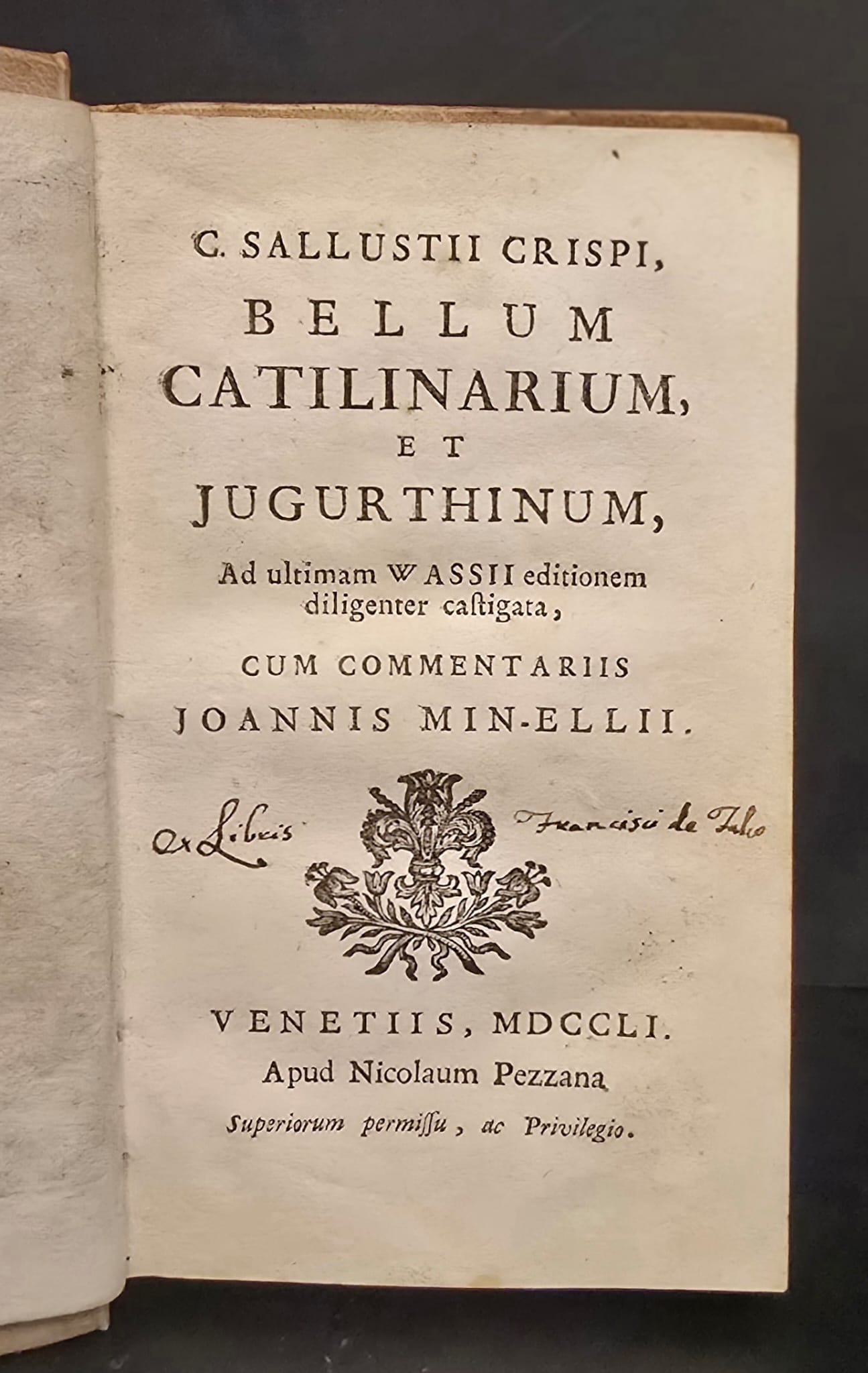 Bellum Catilinarium, et Jugurthinum.