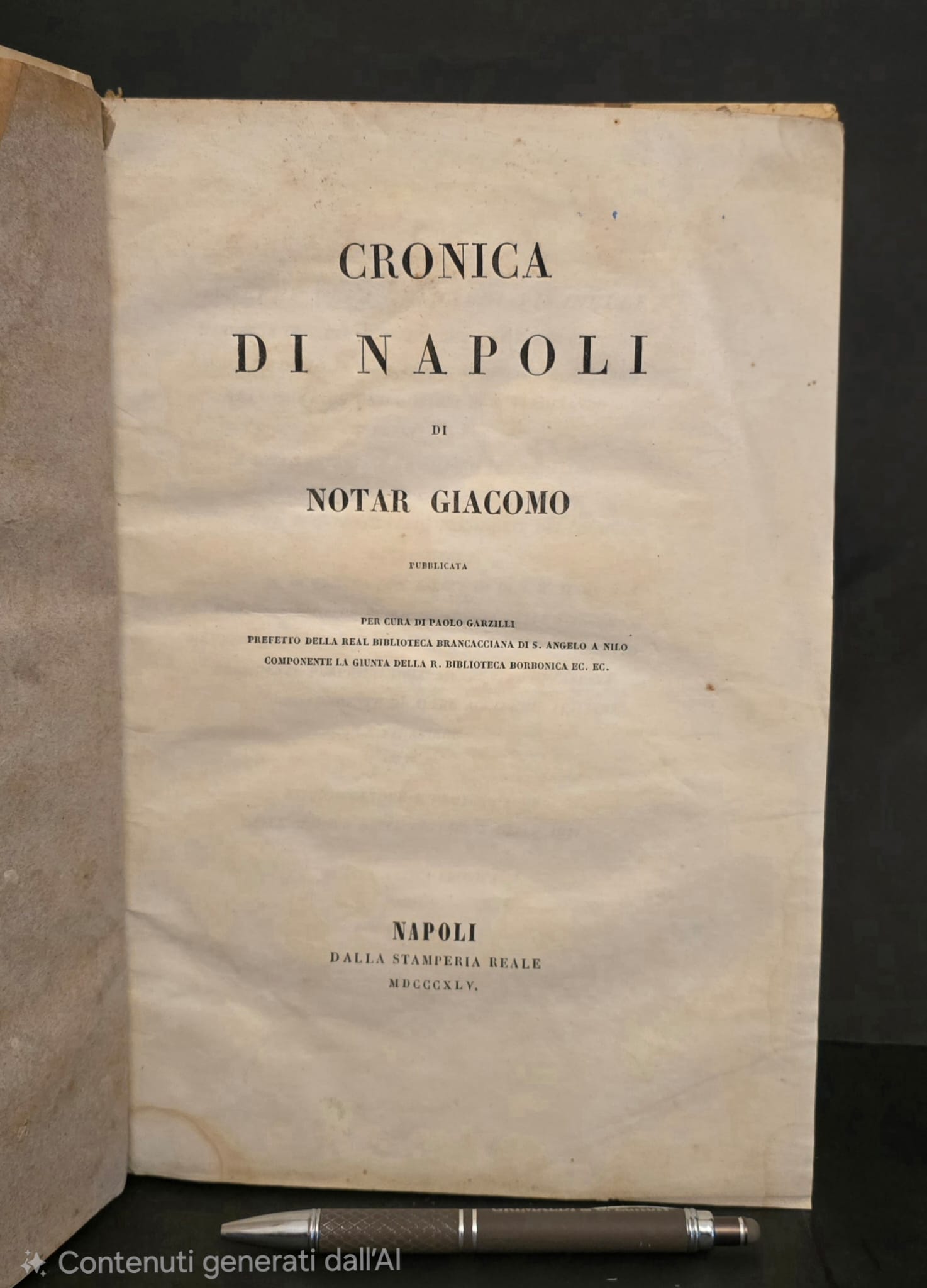 Cronica di Napoli.