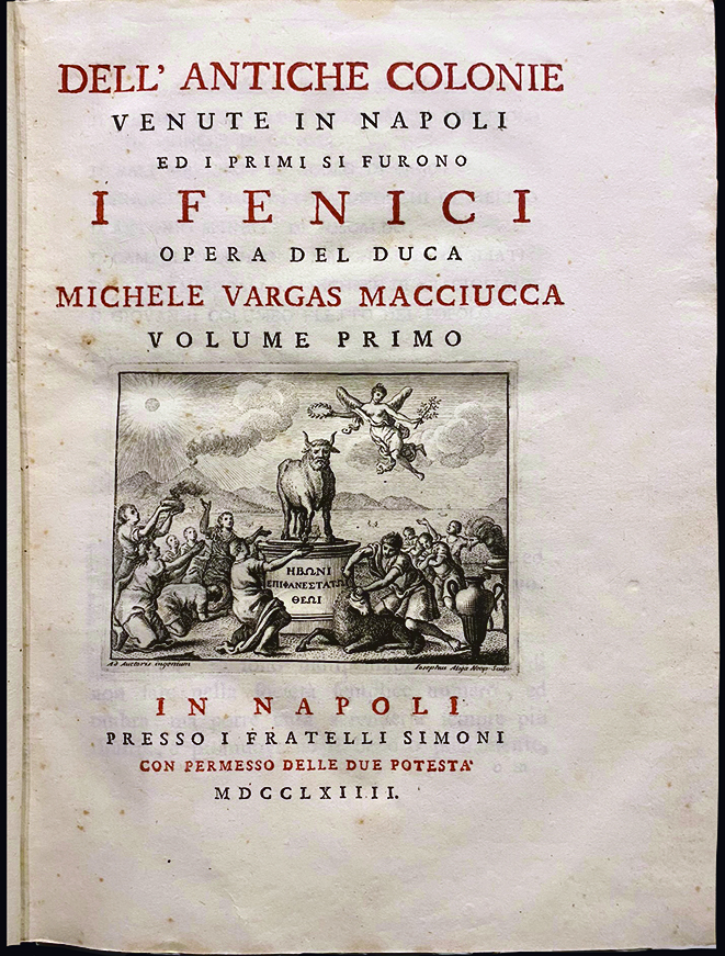 Delle antiche colonie venute in Napoli ed i primi si …