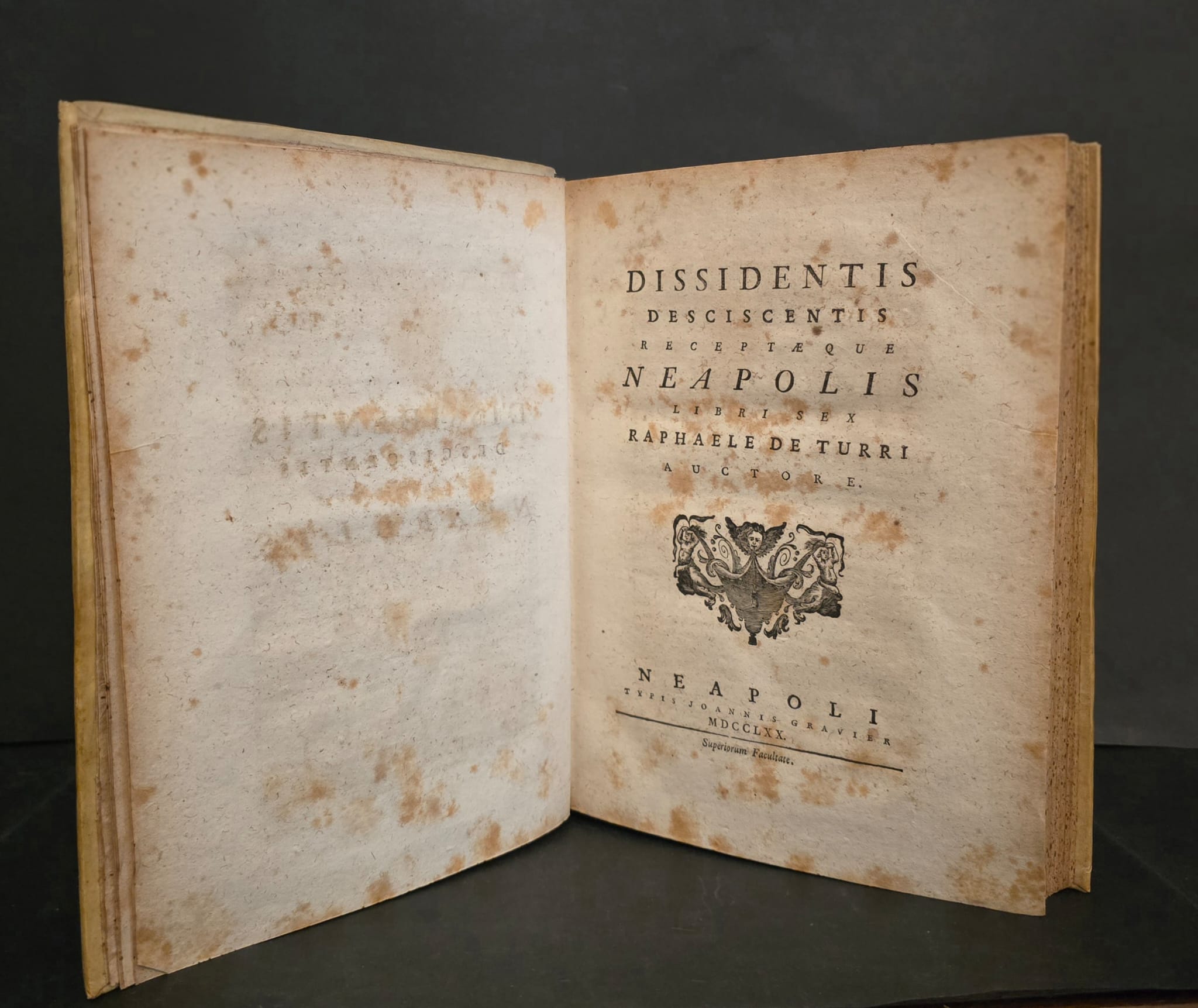 Dissidentis desciscentis receptaeque Neapolis. Libri sex.