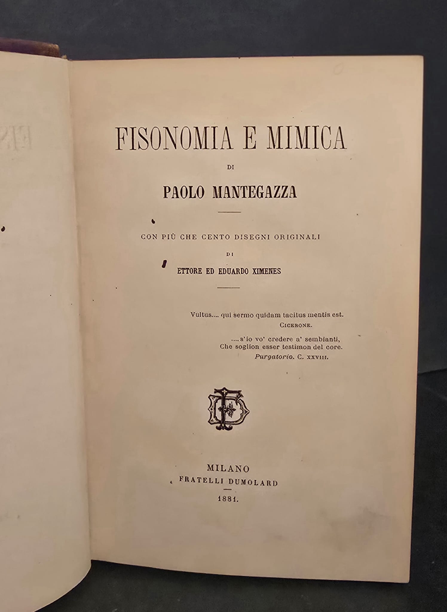 Fisionomia e Mimica.