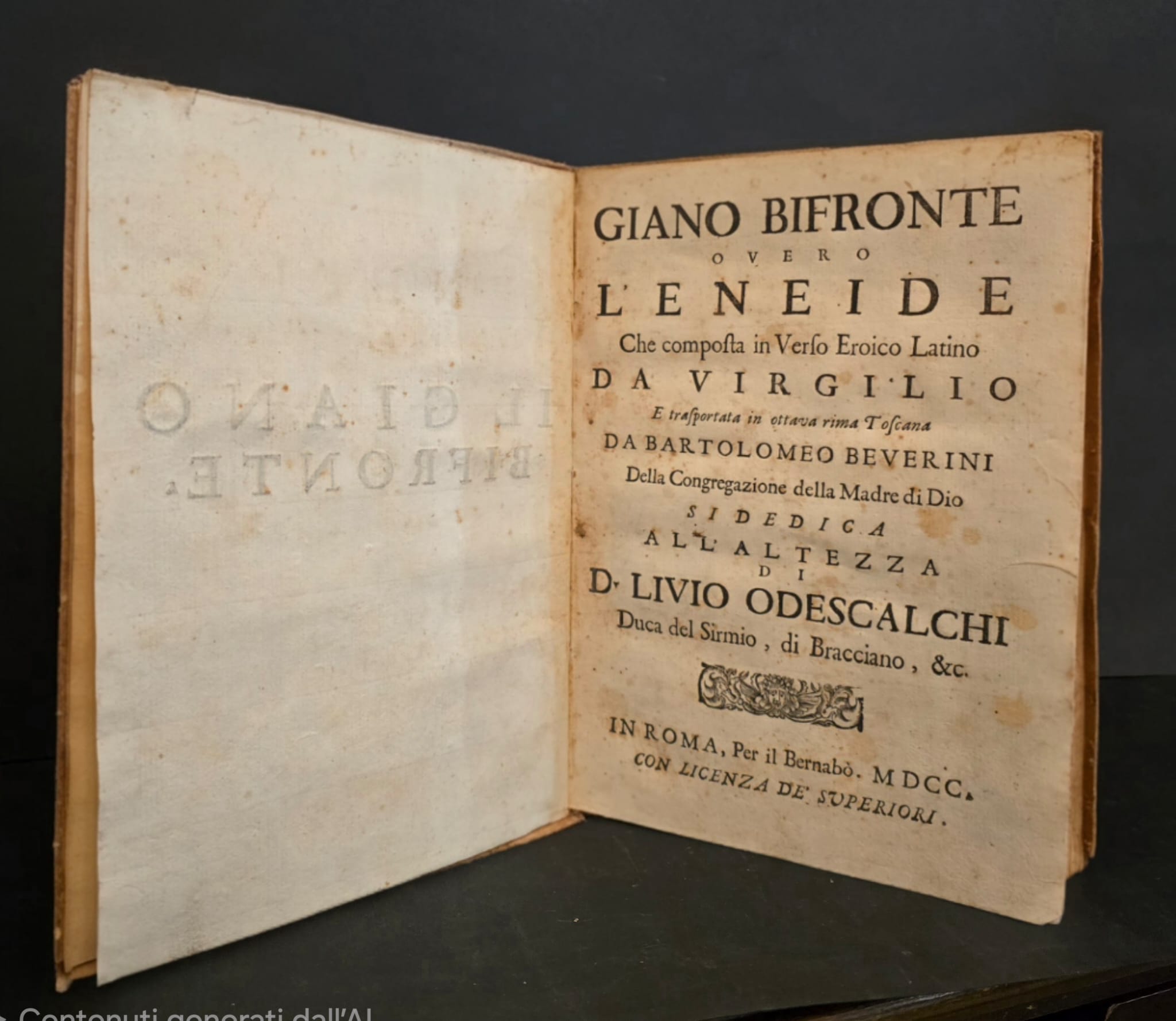 Giano Bifronte overo L’Eneide Che composta in Verso Eroico Latino …
