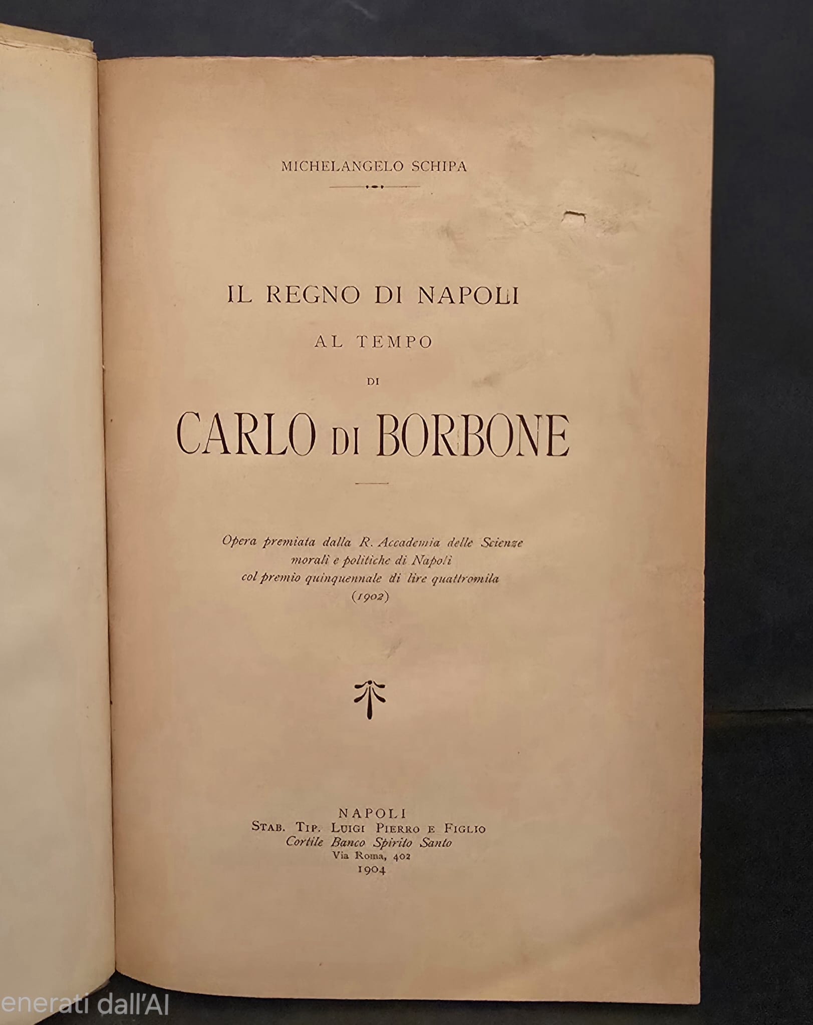 Il Regno di Napoli al tempo di Carlo di Borbone.